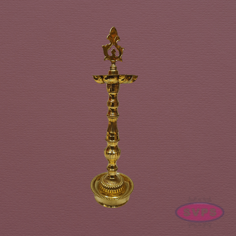 Auspicious Brass Kuthu Vilakku for Pooja & Festivals – 16 Inches