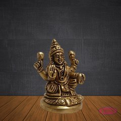 Brass Lakshmi Devi Idol 2.5 Inches