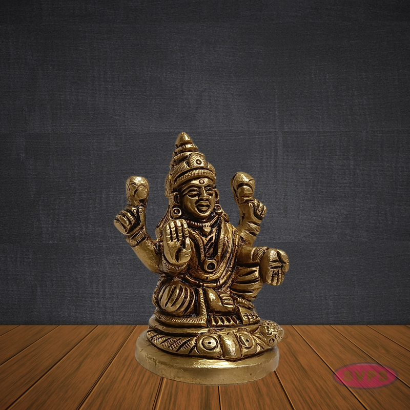 Brass Lakshmi Devi Idol 2.5 Inches