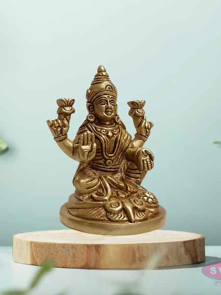 Brass Lakshmi Idols – Auspicious Gift