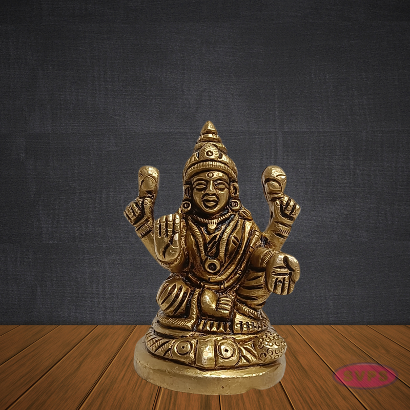 Brass Lakshmi Devi Idol 2.5 Inches