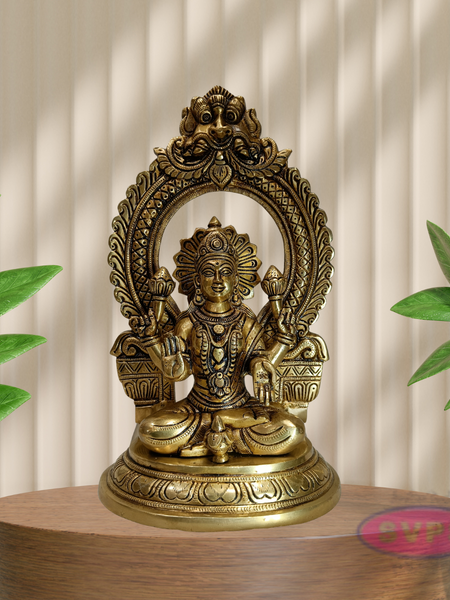Auspicious Brass Goddess Lakshmi Murti for Pooja Room & Gifting