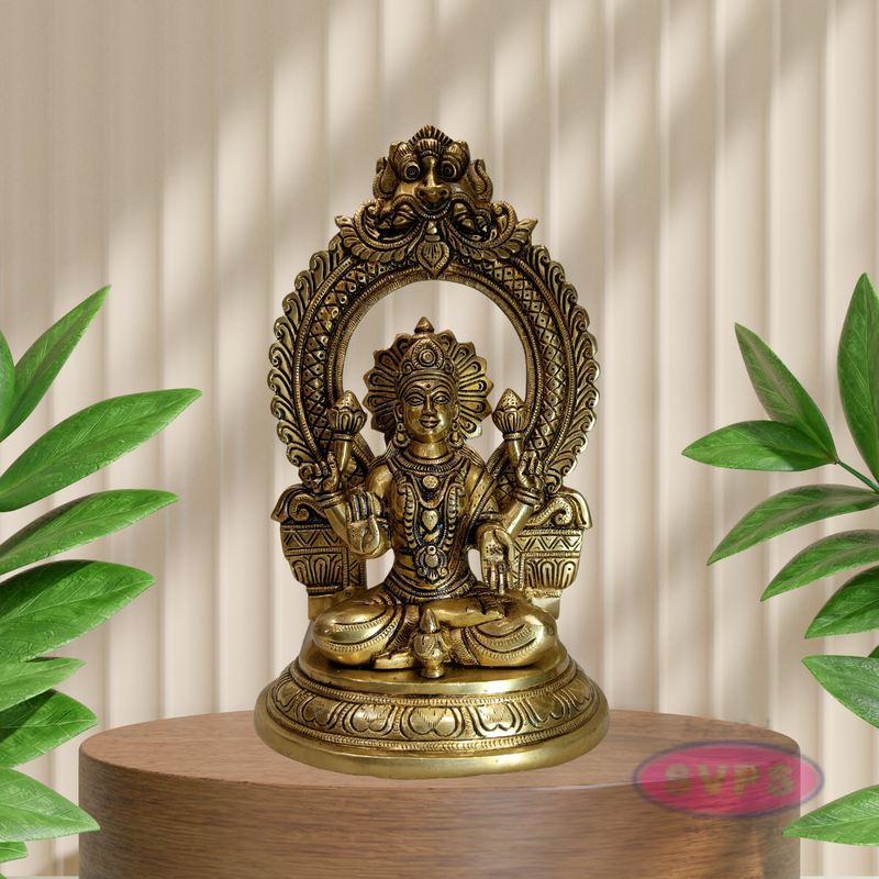 Auspicious Brass Goddess Lakshmi Murti for Pooja Room & Gifting