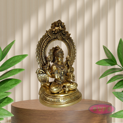 Auspicious Brass Goddess Lakshmi Murti for Pooja Room & Gifting