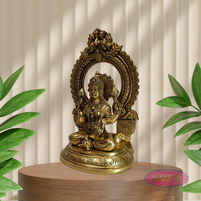 Auspicious Brass Goddess Lakshmi Murti for Pooja Room & Gifting