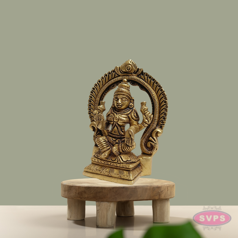 Brass Lakshmi Idol Prabhavali Arch