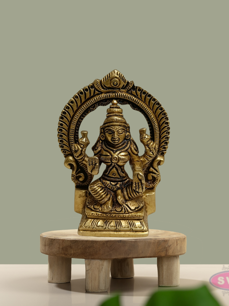 Brass Lakshmi Idol Prabhavali Arch