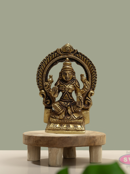 Brass Lakshmi Idol Prabhavali Arch
