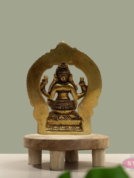 Brass Lakshmi Idol Prabhavali Arch