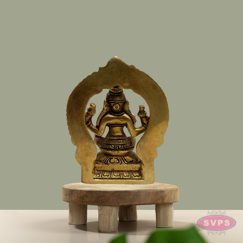Brass Lakshmi Idol Prabhavali Arch