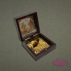 Lord Lakshmi Ganesha Paduka Box – Decorative Pooja Gift Box