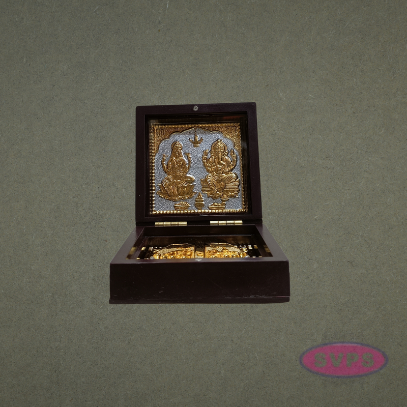 Lord Lakshmi Ganesha Paduka Box – Decorative Pooja Gift Box