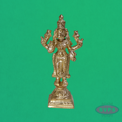Handcrafted Panchalogha Lakshmi Idol – Goddess of Wealth & Prosperity
