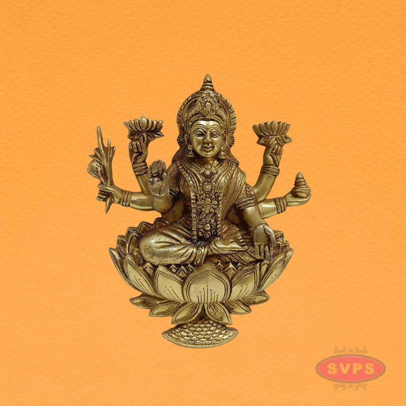 Goddess Mahalakshmi Divine Wall Décor for Home & Pooja Room