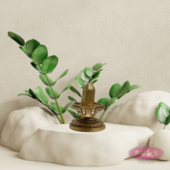 Brass Shiva Lingam with Jaladhari – Handcrafted Shivling Idol for Daily Pooja