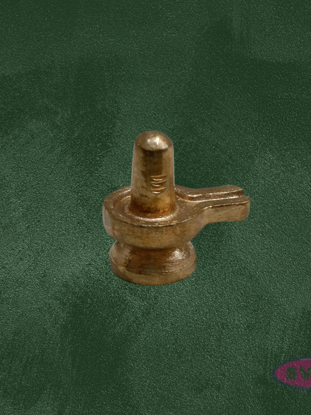 Handcrafted Panchalogha Shiva Lingam – Traditional Miniature Sivalingam for Pooja