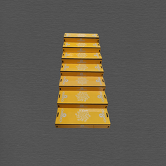 Wooden 7 Steps Golu Padi Stand for Navaratri Festival Decoration