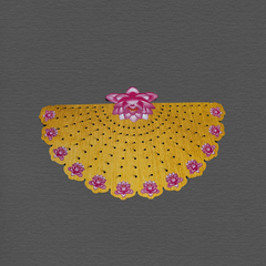 Wooden 108 Lotus Flower Ashtotram Stand for Daily Pooja & Chanting