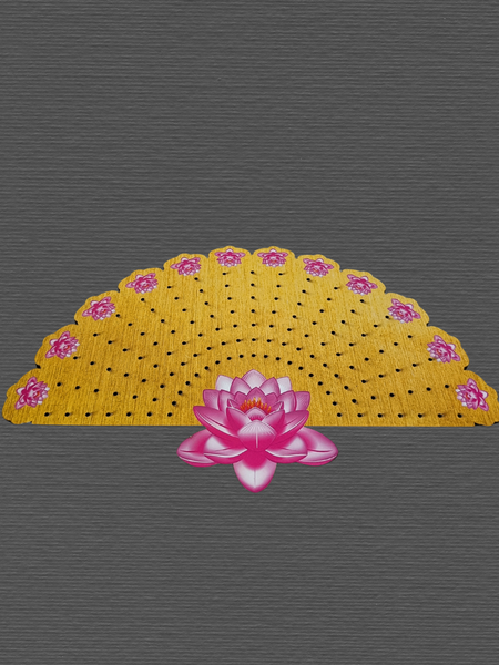 Wooden 108 Lotus Flower Ashtotram Stand for Daily Pooja & Chanting