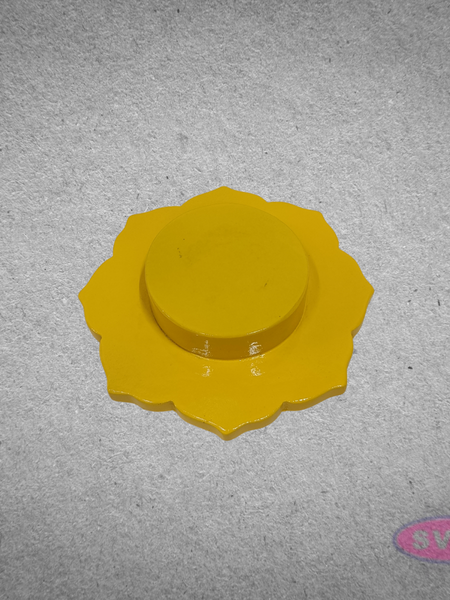 Wooden Lotus Deepam Stand for Puja & Home Decor