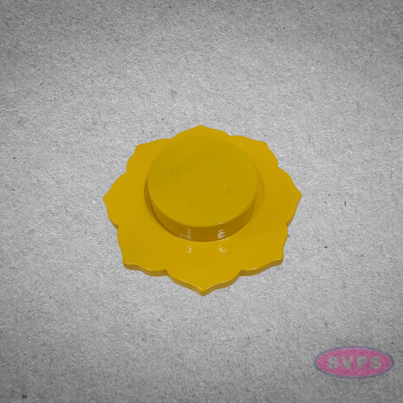 Wooden Lotus Deepam Stand for Puja & Home Decor