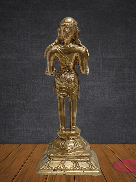 Panchalogam Manikkavasagar Murti – Divine Nayanmar Saint Idol for Pooja Room