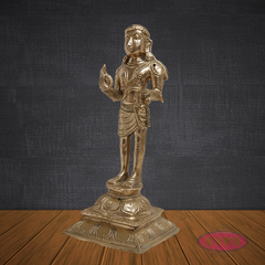 Panchalogam Manikkavasagar Murti – Divine Nayanmar Saint Idol for Pooja Room