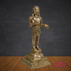 Panchalogam Manikkavasagar Murti – Divine Nayanmar Saint Idol for Pooja Room