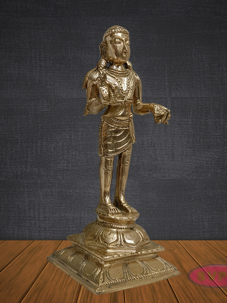 Panchalogam Manikkavasagar Murti – Divine Nayanmar Saint Idol for Pooja Room
