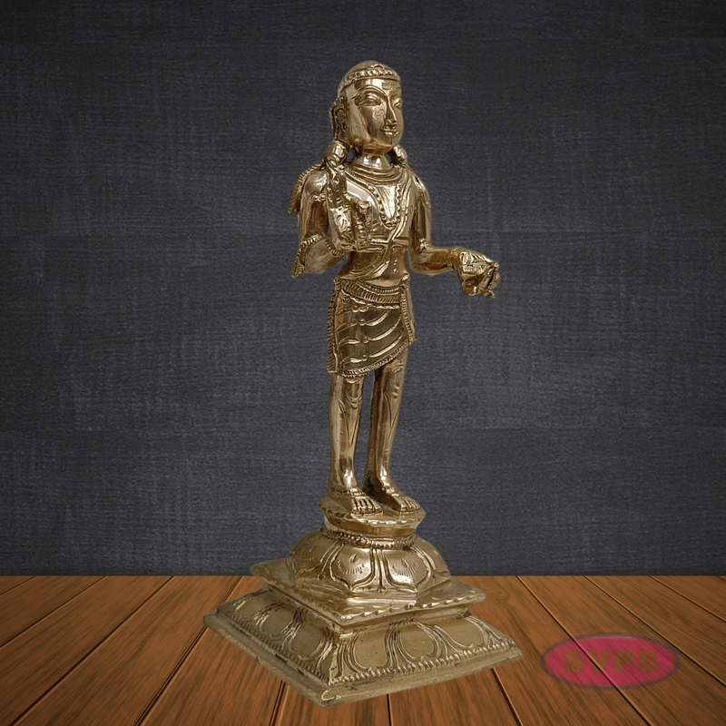 Panchalogam Manikkavasagar Murti – Divine Nayanmar Saint Idol for Pooja Room