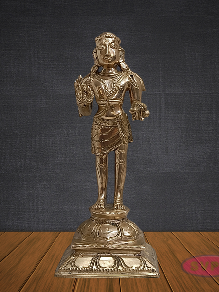 Panchalogam Manikkavasagar Murti – Divine Nayanmar Saint Idol for Pooja Room