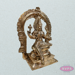 Panchalogham Sri Mariamman Idol with Prabhavali – 18 Inch Divine Goddess Statue