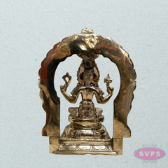 Panchalogham Sri Mariamman Idol with Prabhavali – 18 Inch Divine Goddess Statue