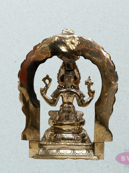 Panchalogham Sri Mariamman Idol with Prabhavali – 18 Inch Divine Goddess Statue