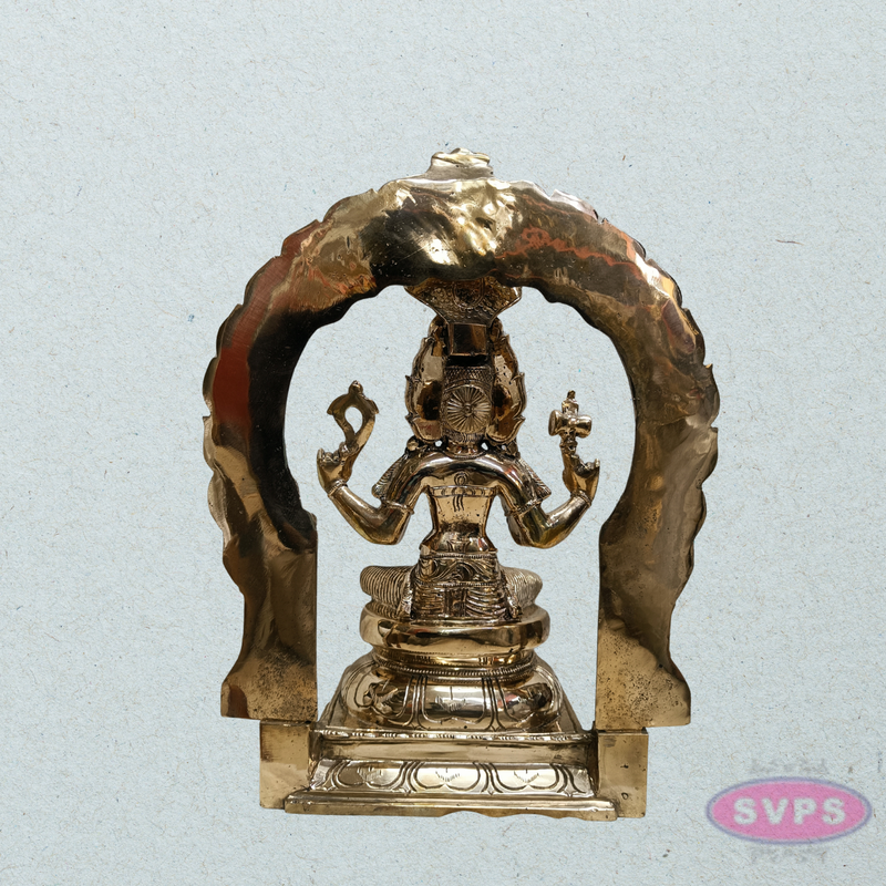 Panchalogham Sri Mariamman Idol with Prabhavali – 18 Inch Divine Goddess Statue