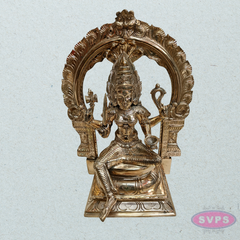 Panchalogham Sri Mariamman Idol with Prabhavali – 18 Inch Divine Goddess Statue