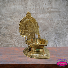 Brass Mariamman Vilakku – Traditional Amman Oil Lamp for Pooja