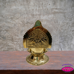 Brass Mariamman Vilakku – Traditional Amman Oil Lamp for Pooja