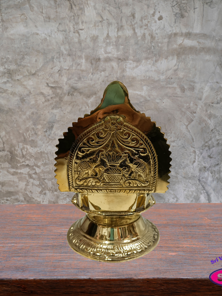 Brass Mariamman Vilakku – Traditional Amman Oil Lamp for Pooja