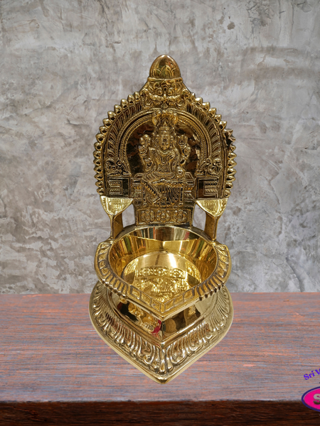 Brass Mariamman Vilakku – Traditional Amman Oil Lamp for Pooja