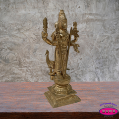 Panchalogham Lord Murugan Idol – 10.5 Inch Subramanya Swamy Statue