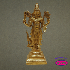 Sri Subramanya Swamy Panchaloha Idol 12 Inches – Murugan with Peacock Vahanam