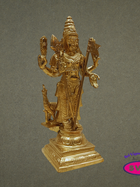 Sri Subramanya Swamy Panchaloha Idol 12 Inches – Murugan with Peacock Vahanam
