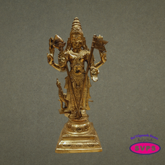 Sri Subramanya Swamy Panchaloha Idol 12 Inches – Murugan with Peacock Vahanam