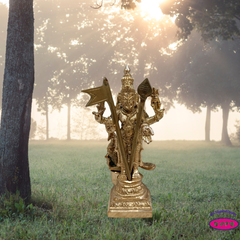 Panchalogam Murugan Valli Deivanai Handmade - 4 Inches