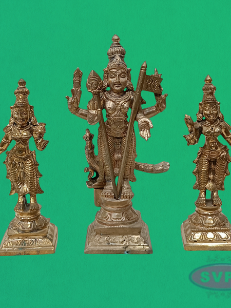 Panchalogam Murugan Valli Deivanai Handmade