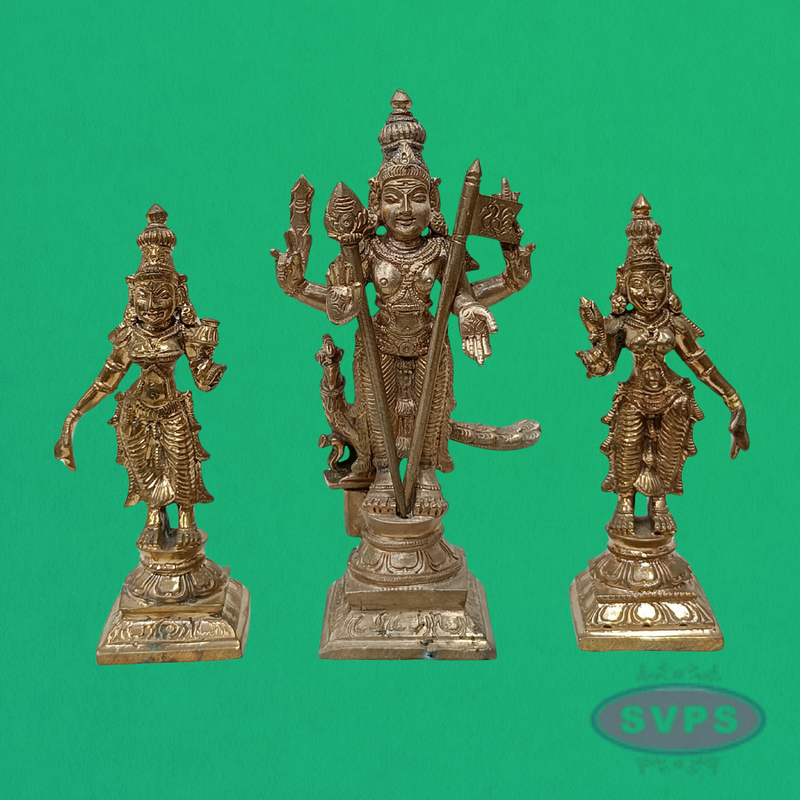 Panchalogam Murugan Valli Deivanai Handmade