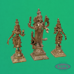 Panchalogam Murugan Valli Deivanai Handmade
