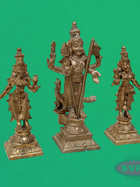Panchalogam Murugan Valli Deivanai Handmade