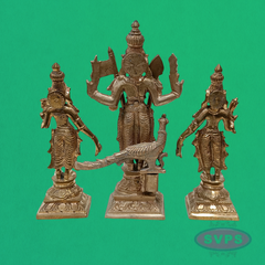 Panchalogam Murugan Valli Deivanai Handmade
